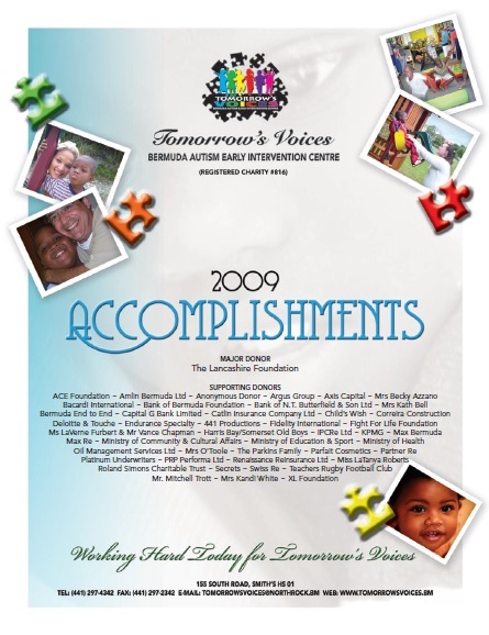 2009 Accomplishments Cover