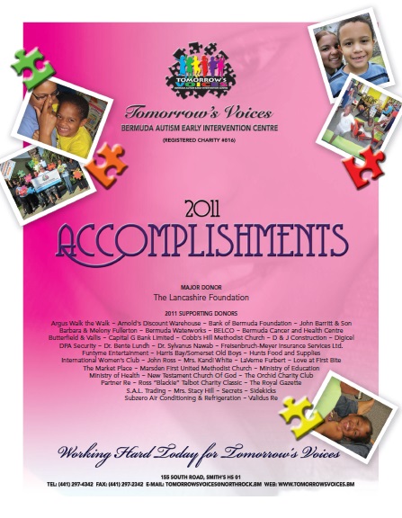 2011 Accomplishments Cover