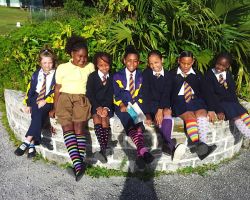 East End Primary School Celebrates Autism Rocks Socks - April 2014
