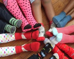 Paget Primary School Celebrates Autism Rocks Socks - April 2014